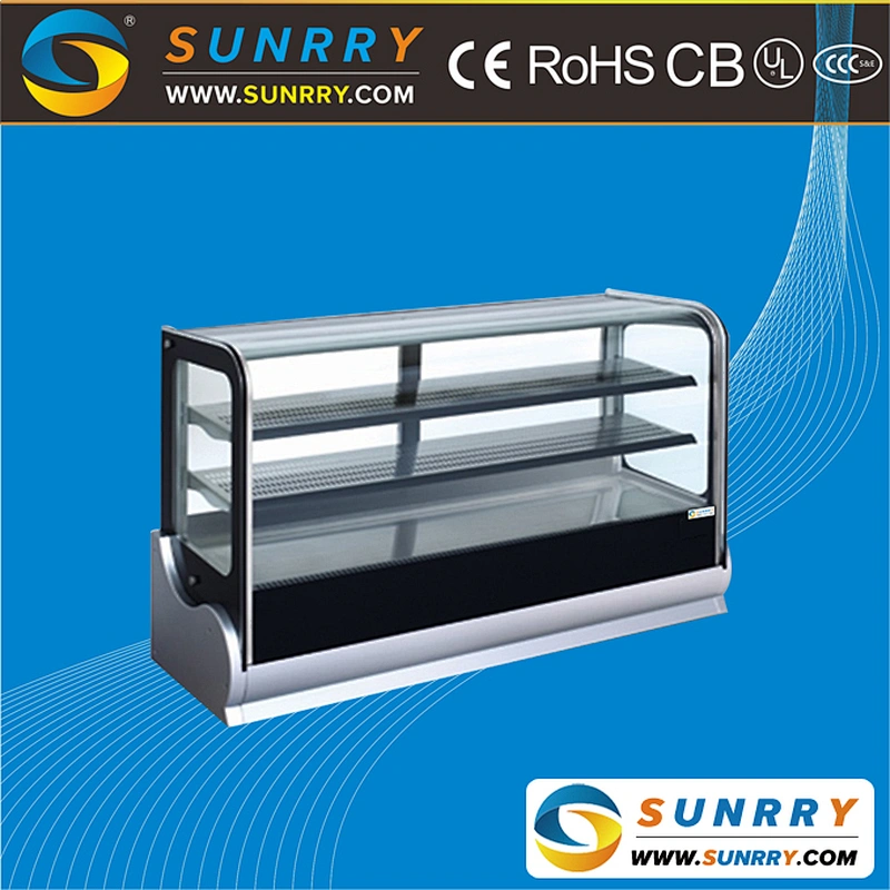 Refrigeration Cake Display Showcase and Cake Cabinet for Bakery
