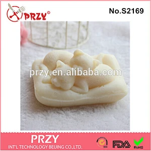 DIY handmade sleeping dog silicone molds for soap making