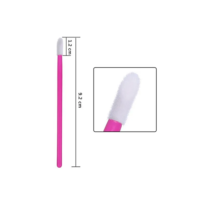 Long makeup brush single lip gloss brush disposable brush set