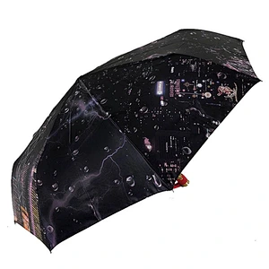 Trung quốc OEM tùy chỉnh thiết kế du lịch tự động water proof logo print3 gấp ô