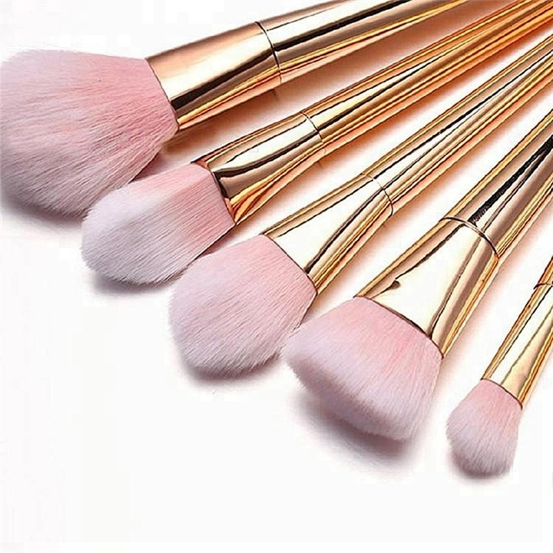 Wholesale Rose Gold Beauty 7pcs Makeup Brush Set