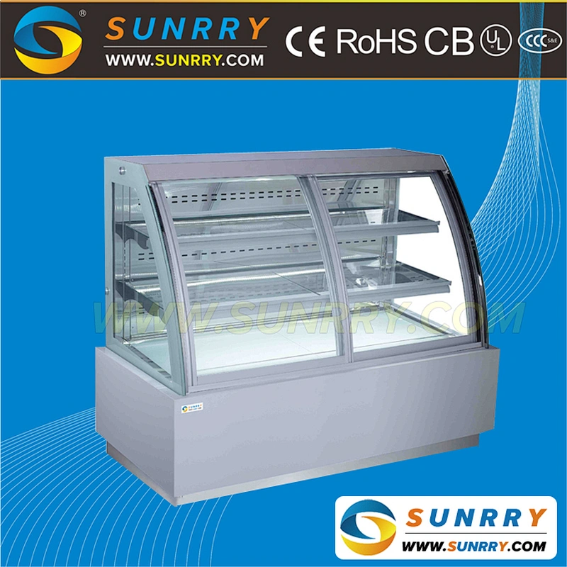 Good quality cake shop bakery refrigerator display counter and display cases for sale