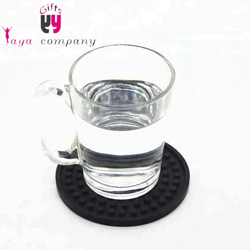 Eco-Friendly Stocked Silicone Cup Coaster