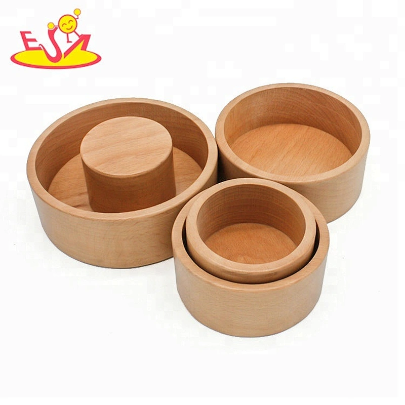 New arrival kids wooden stackable toys for education W13D204