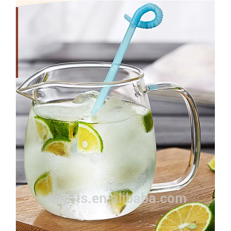2018 wholesale product 20oz borosilicate glass transparent tea cup with glass infuser