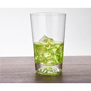 300ml Juice Milk Water Tea Beer Cup High Quality Hand Blown Borosilicate Glass Cup Customized Logo Luxury Glass Water Cup