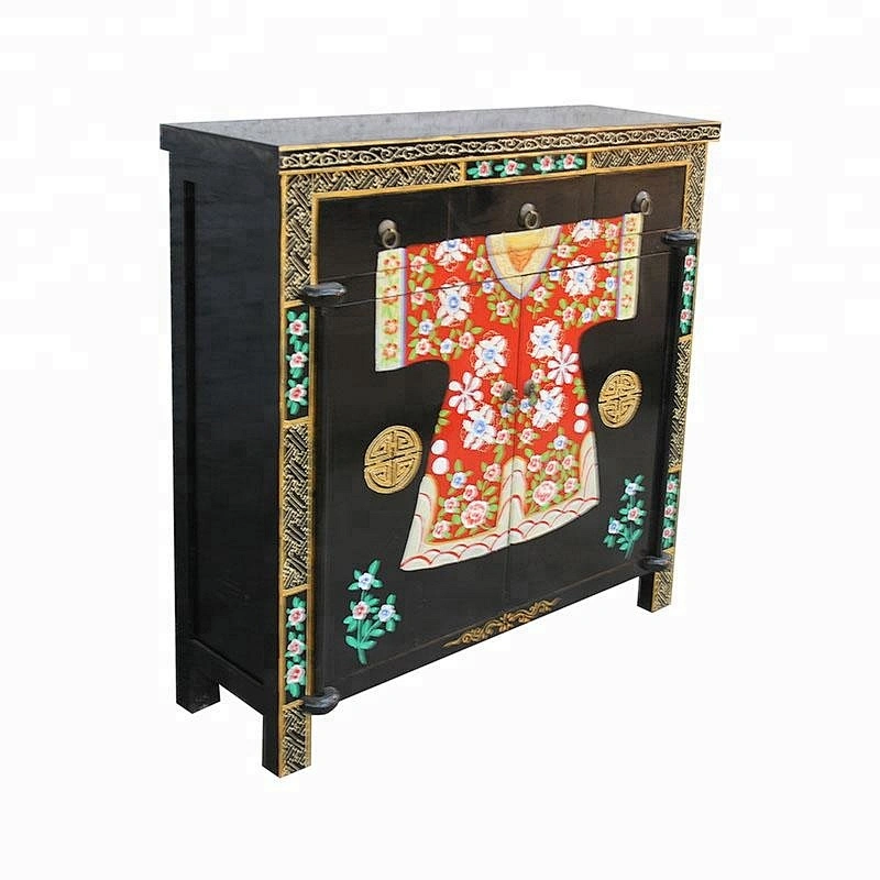 Chinese Antique painted Furniture, Fashionable Luxury Wood Sideboard