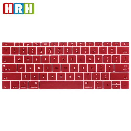 Colored Laptop Keyboard Skin US Silicone Keyboard Cover Film custom keyboard skin For Macbook 12 a1534 skins