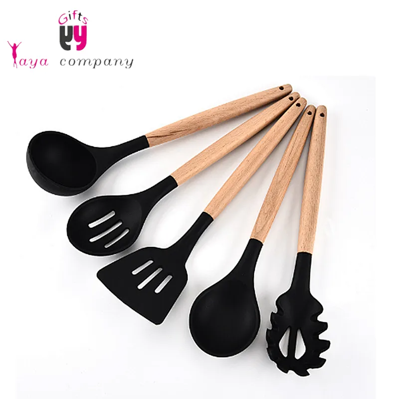 Wholesale Food Grade Heat Resistant Silicone Kitchen Utensil Set