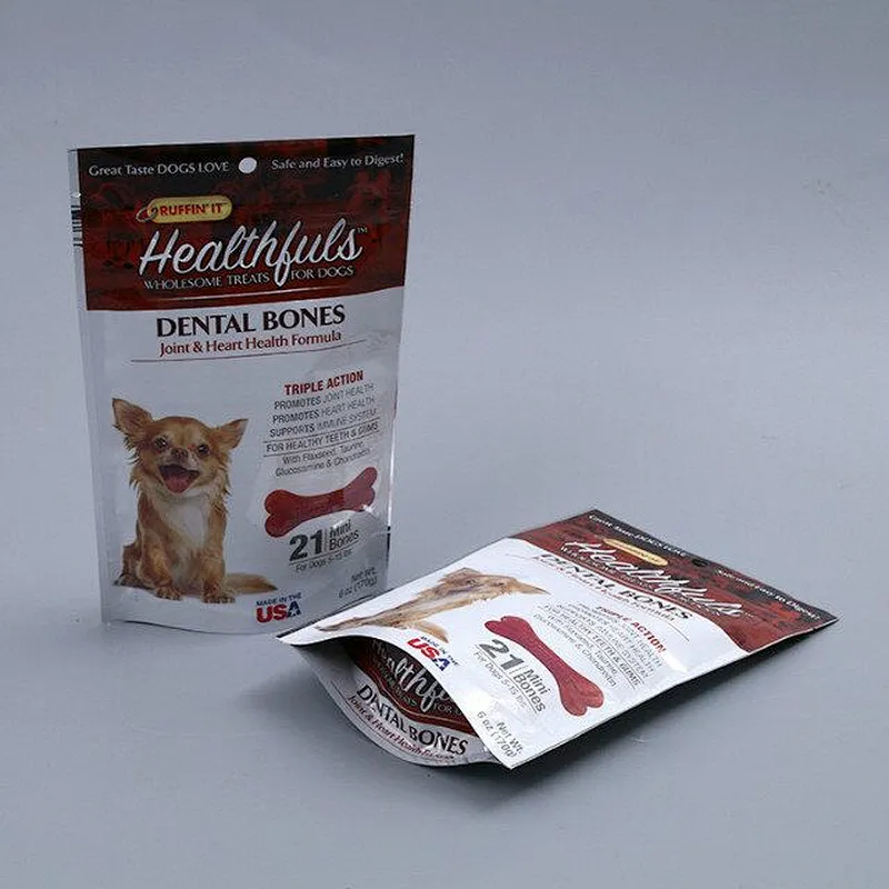 PE self-styled printed dog food bag