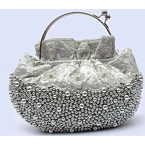 fashion pearl clutch purse