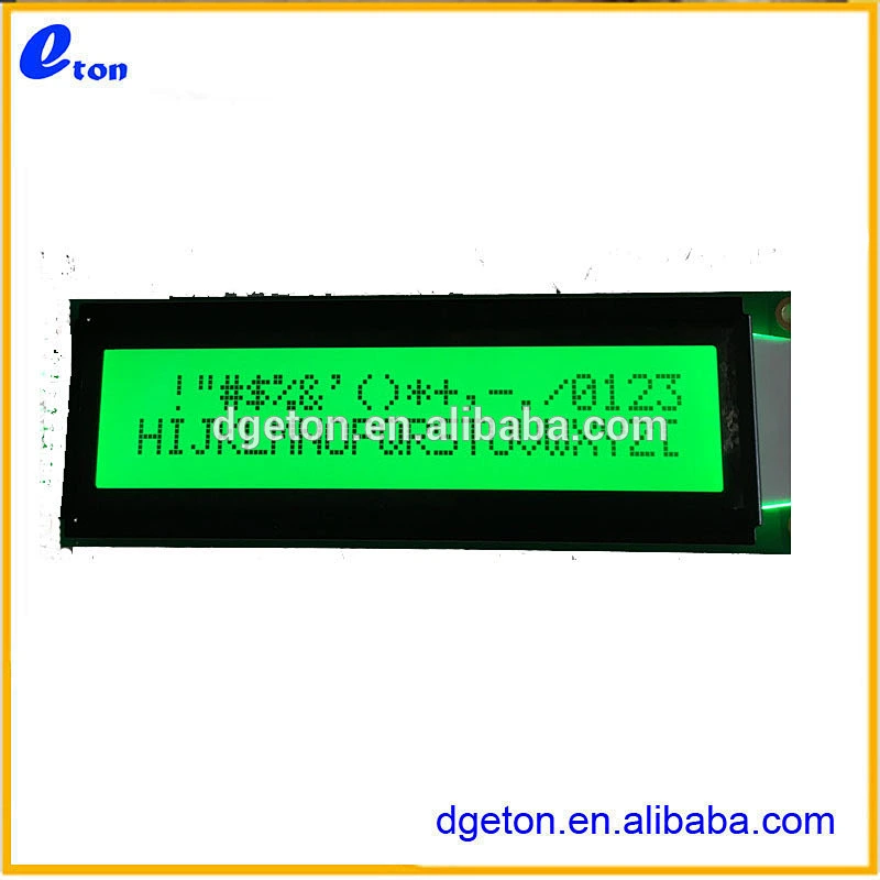 SPLC780D white on blue 20x2 LCD display module