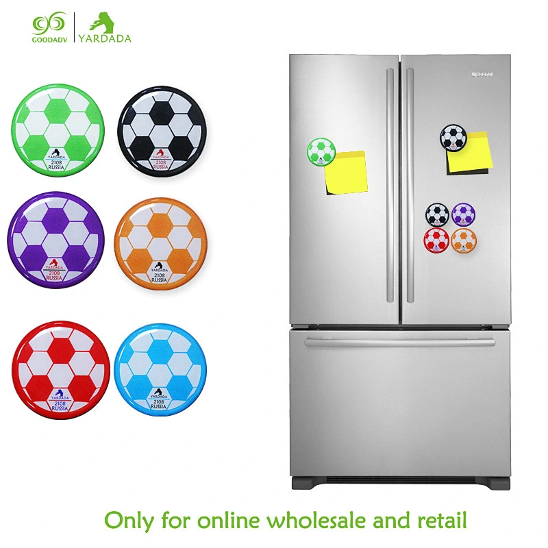 2018 promotional gifts funny creative souvenir fridge magnet, football World Cup epxoy fridge magnet in stock