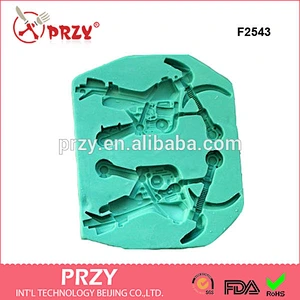 F2543 Silicone Mould 3D MOTOR Cake Decorating Fondant / fimo mold