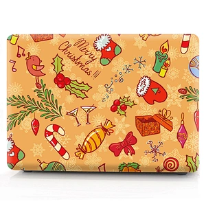christmas case Smooth Soft-Touch Matte Hard case shell cover for mac macbook air 13 i For macbook 13