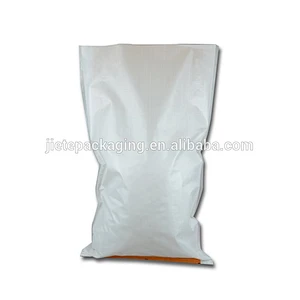 laminated polypropylene pp material and hot stamping surface handling woven rice bag 50kg