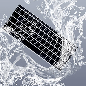 Spanish English Russian Silicone Keyboard Skin Cover for Macbook pro 12'' 13'' Newest Design Silky  Anti-static Keyboard Protect