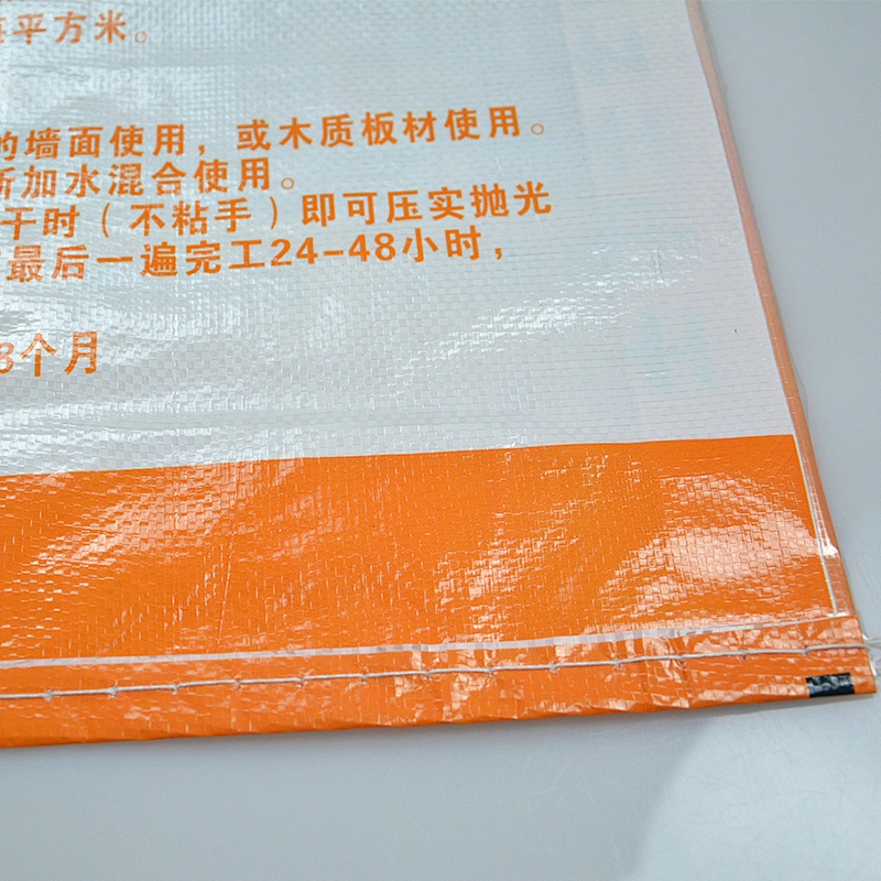 20kg bopp laminated pp woven valve bag cement wall putty bag