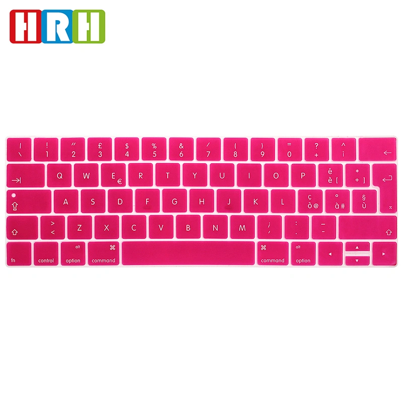 Italian Custom Silicone Keyboard Protector laptop skin For Macbook New Pro 13 15 With Touch Bar a1706 keyboard uk