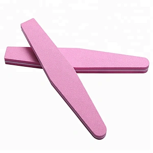 Custom Printed Colourful Disposable Foam Nail Sanding File Professional Nail Polish