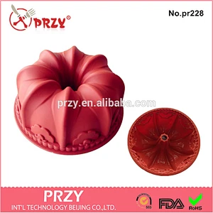PR228 PRZY Crown Shaped Cake Pan / Silicone Microwave Cake Pan