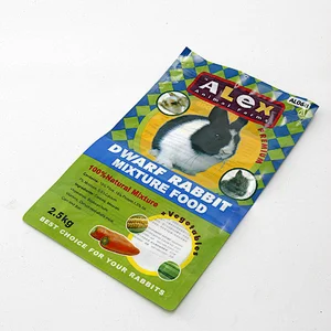 Custom wholesale transparent PE bag for bathing towel pet food packaging