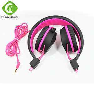new cheap 3.5 stereo plug connector gaming computer wired headphone for computer