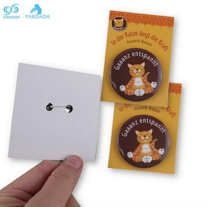 Wholesale new custom carton sheep logo printed anime pin and tinplate badge