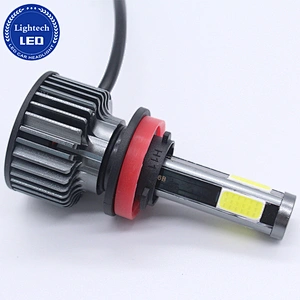 4 Sides Fan Lighting Super Bright H4 H11 H13 H7 C6 LED Headlight Bulb