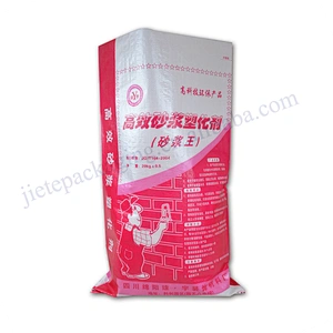 Building use outer wall painting 20kg pp woven portland cement bag for mortar,gypsum powder,wall putty