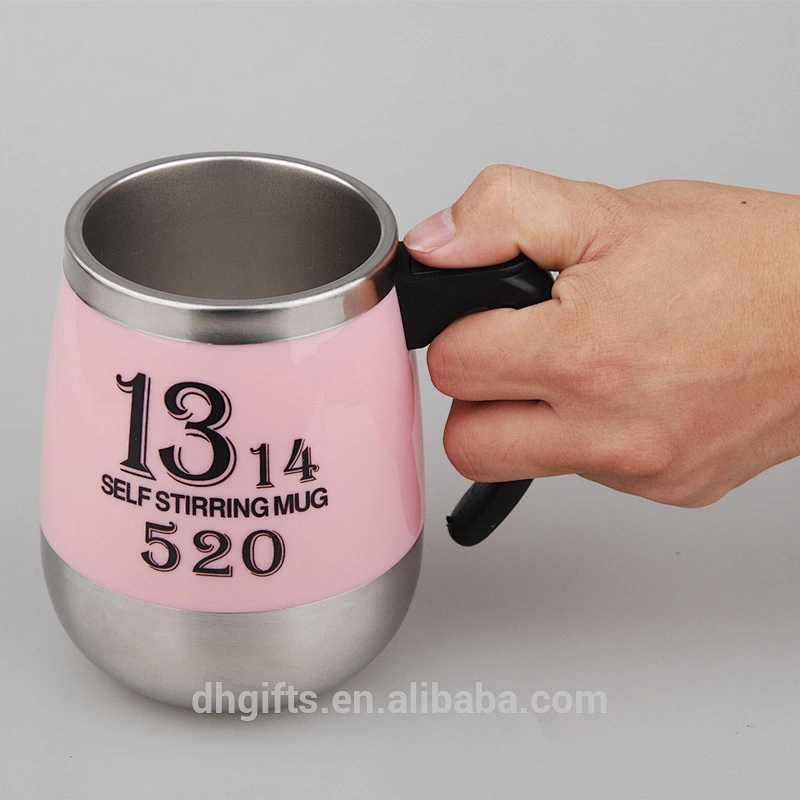 Valentine's present 450ml protein shaker coffee cup automatic coffee mixing mug for lovers