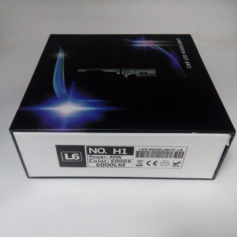 Guangzhou super power L6 Y22 H1 40W 6000K LED car parts better than Y19 T5 D1S D2S H4 H7 H11 9005 motor auto accessories led kit