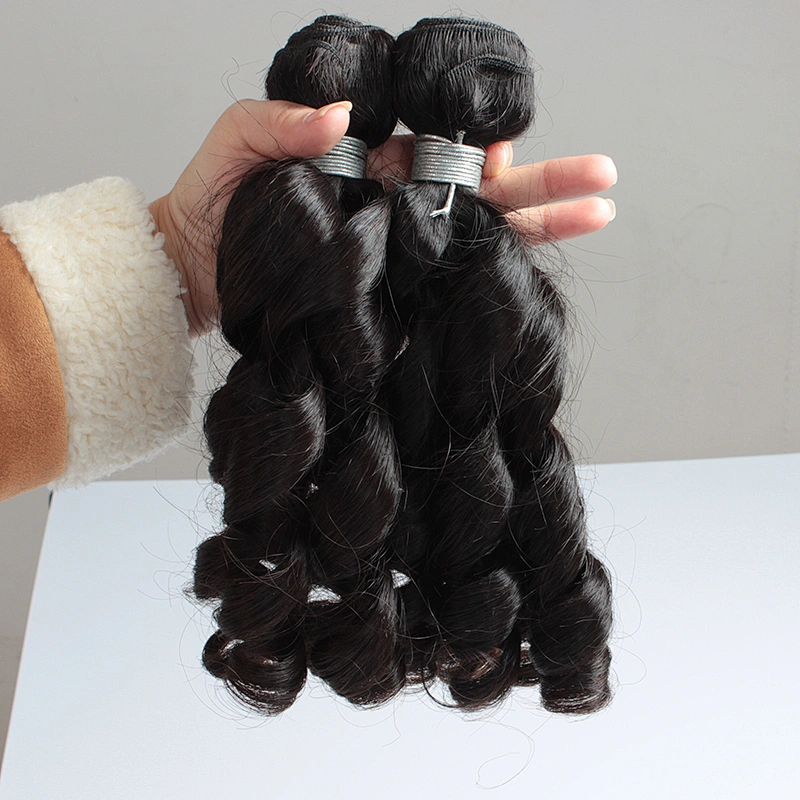 Top Quality 9A Grade Full Cuticle Aligned Brazilian Spring Curly Virgin Human Hair Weave