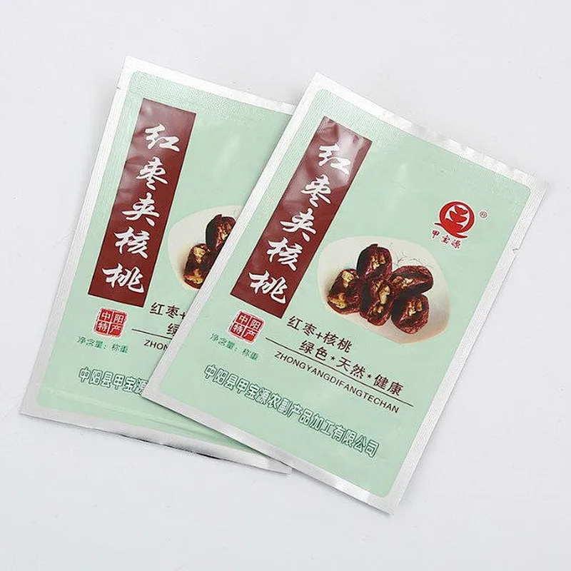 Customize various PE self-sealing bags for plaster, red dates, walnut packaging