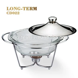 CD022 chafing dish handles glass chafing dish china supplier