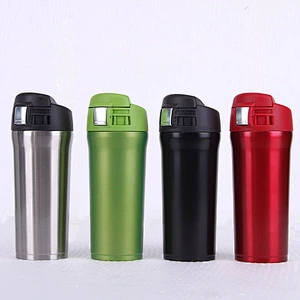2018 Wholesale Water Bottle Drinking Vacuum Cup Insulation Flask with Bounce Cover in Car