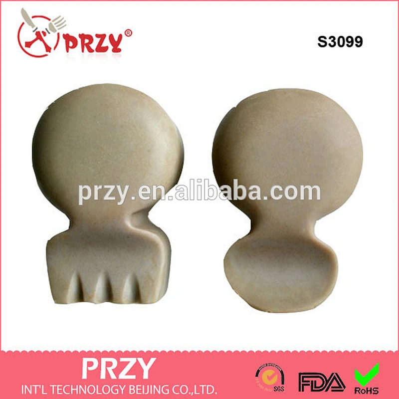 S3099 Spoon and Fork Silicone Soap Mold 2pcs/set