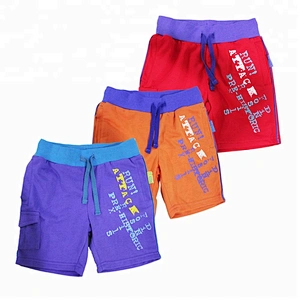 High quality customized summer lace-up waist baby boy sports shorts