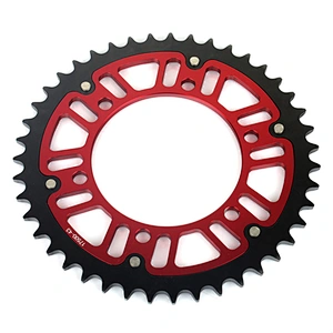 38-55 Teeth Lightweight aluminum motorcycle rear sprockets for off road bike