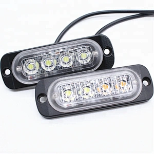 12V car accessories 24V Red Blue Amber White 12W Flash LED truck position lights