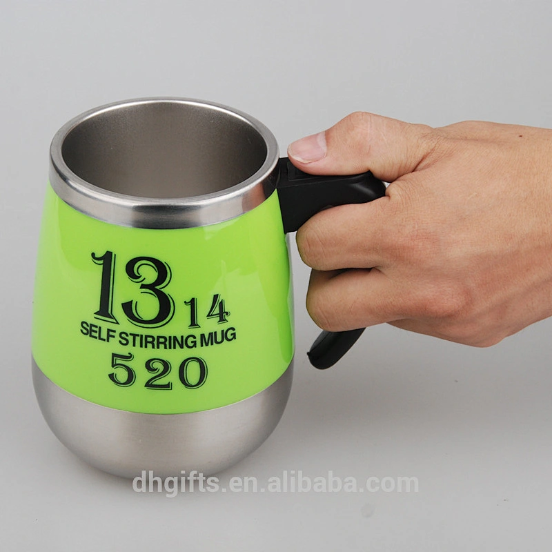Valentine's present 450ml protein shaker coffee cup automatic coffee mixing mug for lovers