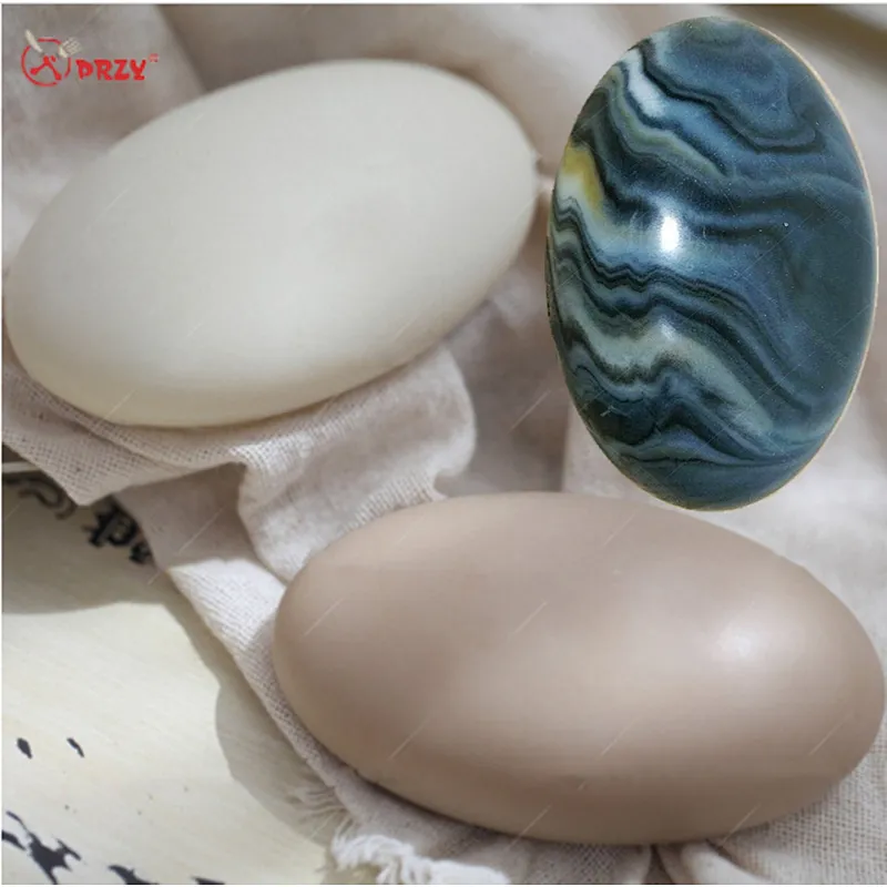 New style Oval soap molds gooes egg shaped Soap mould cobblestone office Crafts silicone mold