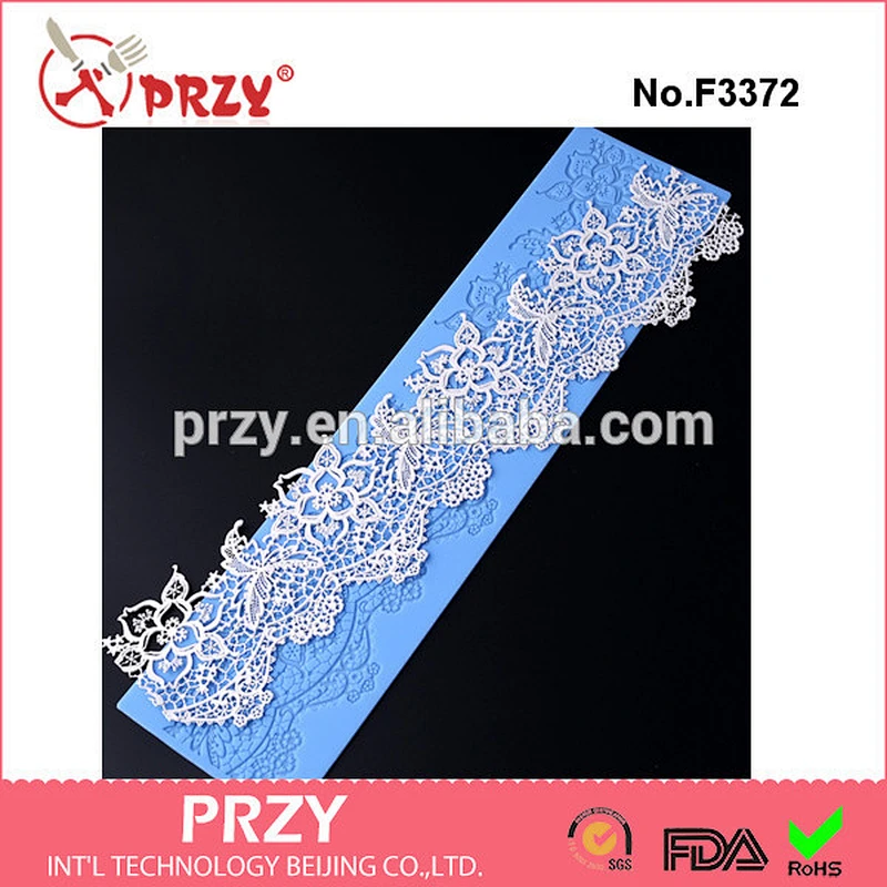 F3372 kitchen tools lace silicone mold cake decoration molds