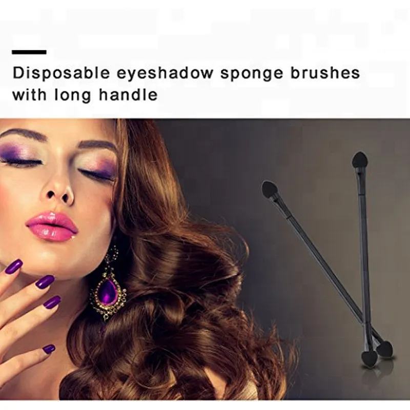 Wholesale eye shadow sponge applicator eyeshadow brushes Sponge Makeup Applicator