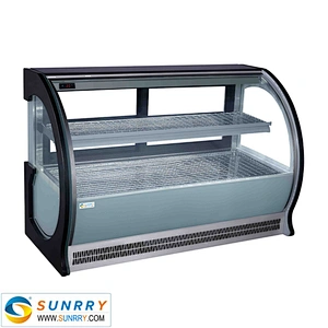 Hot Selling Food Warmer Showcase and Warmer Display Cake Showcase