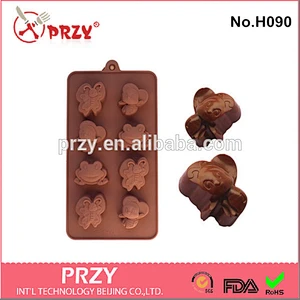 bee shape chocolate mold, silicone modelling chocolate mold