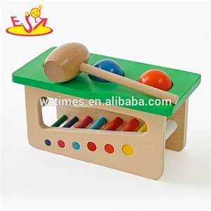 wholesale top fashion kids wooden pounding game most popular children wooden pounding game W11G040