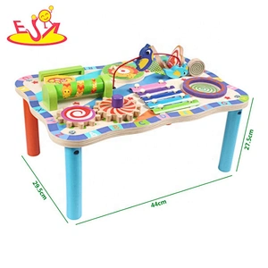 New arrival kids educational table wooden busyboard for kids W12D153