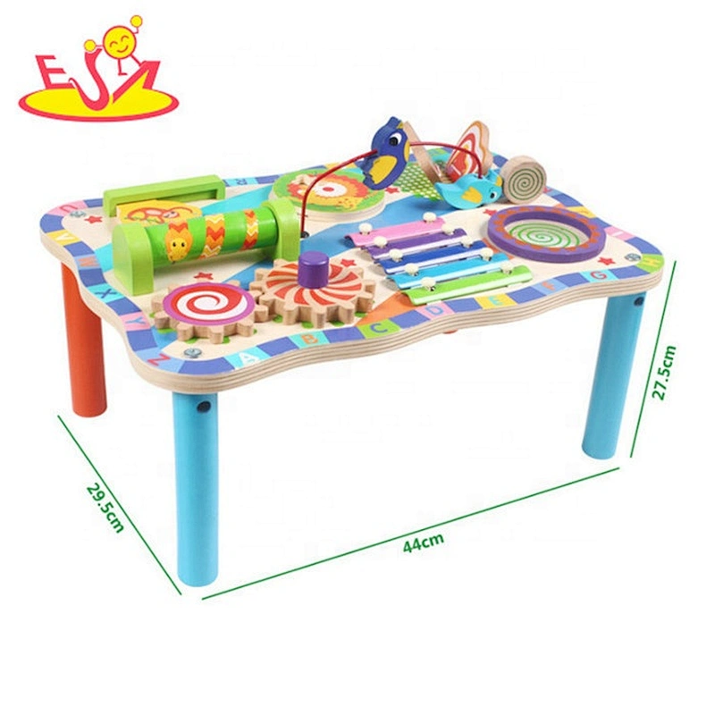 New arrival kids educational table wooden busyboard for kids W12D153
