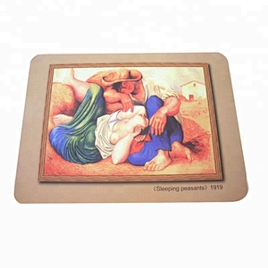 2016 Made in china new product dining wooden placemat mdf cork table mat